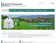 Tablet Screenshot of ecomanag.cz